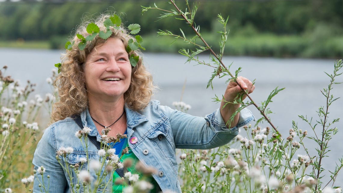 Kruidenvakvrouw Tanja Hilgers